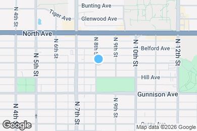 Map image of the property - 801 Teller Ave