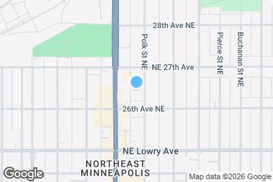 Map image of the property - 2622 Polk St NE