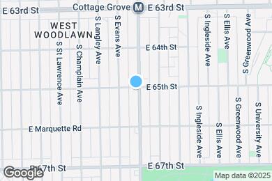 Map image of the property - 6500 S Cottage Grove Ave