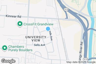 Map image of the property - 887 W 10th Ave