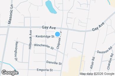 Map image of the property - 4600 Chipoax Ave