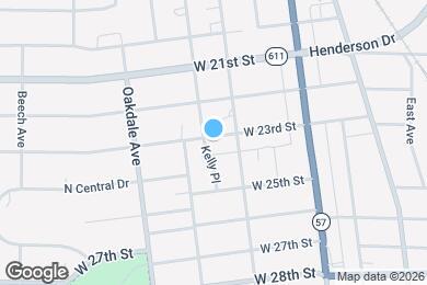 Map image of the property - 317 W 23rd St