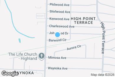 Map image of the property - 3548 Barwood Cir