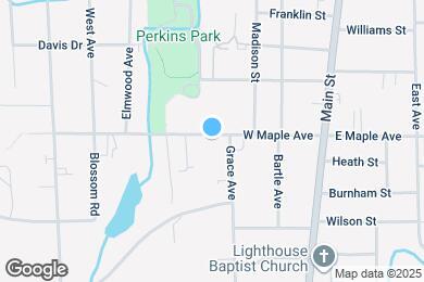 Map image of the property - 408 W Maple Ave