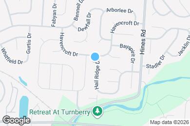 Map image of the property - 3411 Hail Ridge Dr