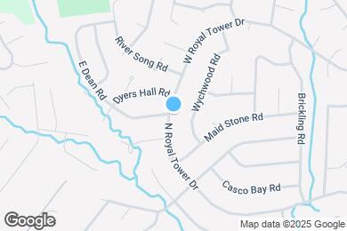 Map image of the property - 812 N Royal Tower Dr