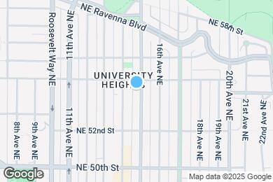 Map image of the property - 5255 15th Ave NE