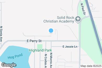 Map image of the property - 3883 E Westwind Ct