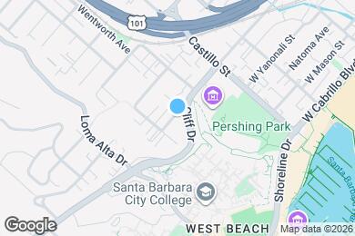 Map image of the property - 521 W Montecito St