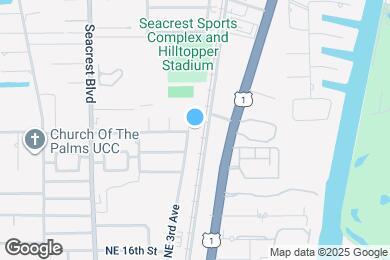 Map image of the property - 2201 NE 3rd Ave