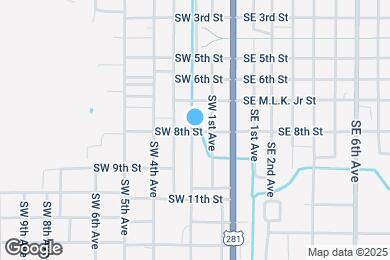 Map image of the property - 216 SW 8th St