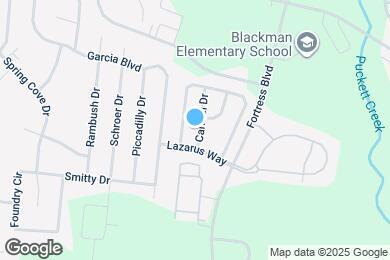 Map image of the property - 411 Carmel Dr