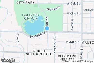 Map image of the property - 1500 W Mulberry St