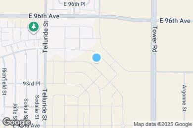 Map image of the property - 9484 Yampa St