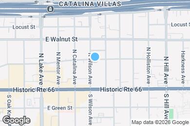 Map image of the property - 104 N Wilson Ave