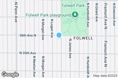 Map image of the property - 3551 N Knox Ave