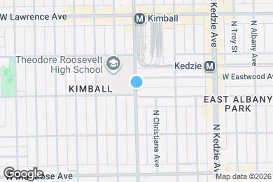 Map image of the property - 4609 N Kimball Ave