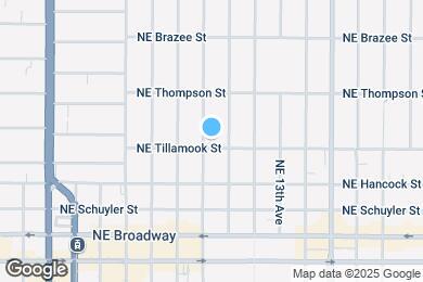 Map image of the property - 1011 NE Tillamook St