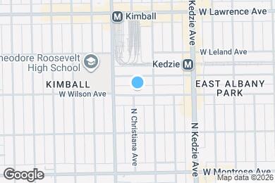 Map image of the property - 3324 W Wilson Ave