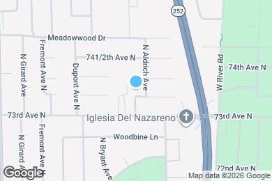 Map image of the property - 810 73rd Way