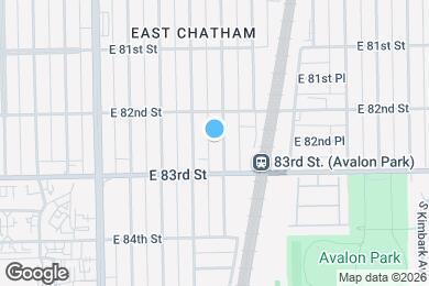Map image of the property - 8230 S Ellis Ave
