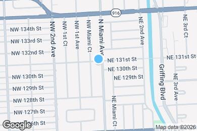 Map image of the property - 13040 N Miami Ave