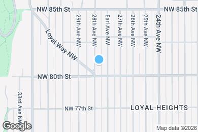 Map image of the property - 8018 28th Ave NW