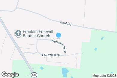 Map image of the property - 120 Waterstone Dr