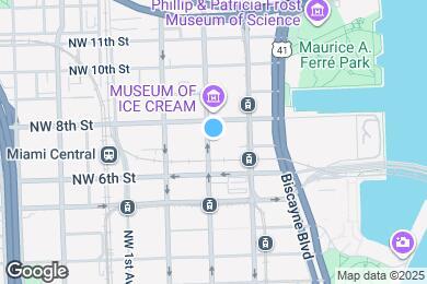Map image of the property - 701 NE 1st Ave