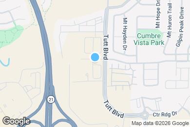 Map image of the property - The Meadows at Tutt Village Townhomes