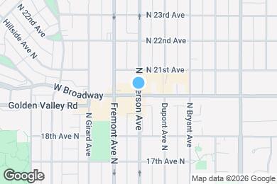 Map image of the property - 1901 N Emerson Ave