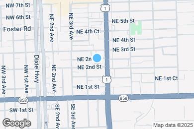 Map image of the property - 415 NE 2nd St