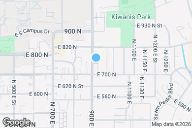 Map image of the property - 732 N 900 E