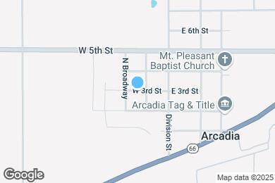 Map image of the property - 316 W 3rd St