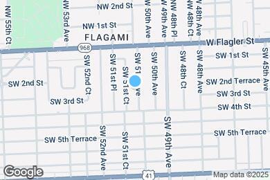 Map image of the property - 230 SW 51st Ave