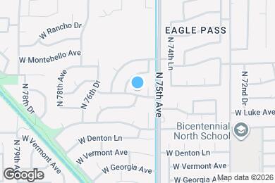 Map image of the property - 7520 W San Juan Ave