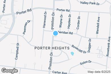 Map image of the property - 1419 Preston Dr