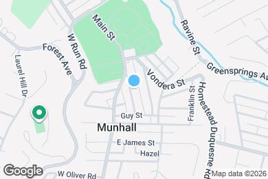 Map image of the property - 2421 Dewey St