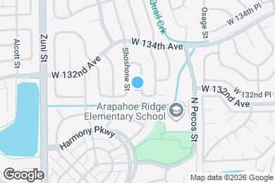 Map image of the property - 13131 Raritan Ct