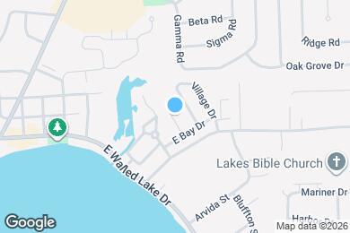 Map image of the property - 129 E Bay Dr