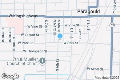 Map image of the property - 718 S 6th St