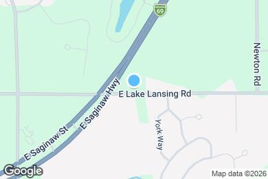 Map image of the property - 2444 E Lake Lansing Rd