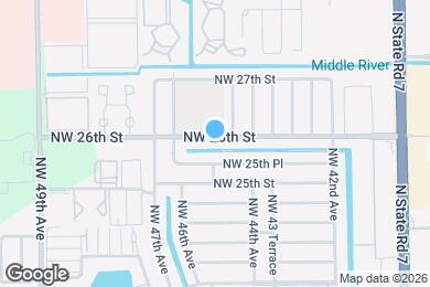 Map image of the property - 4460 NW 26th St