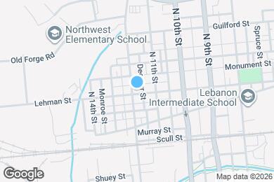 Map image of the property - 1129 Lehman St