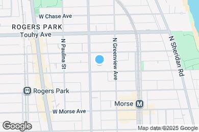 Map image of the property - 1534 W Greenleaf Ave