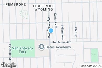 Map image of the property - 19970 Wyoming Ave