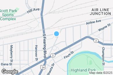 Map image of the property - 142 S Detroit Ave
