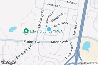 Map image of the property - 1331 Glenstone Dr