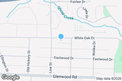 Map image of the property - White Oak Townhomes