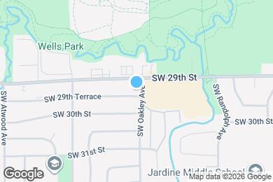 Map image of the property - 3100 SW 29th Ter